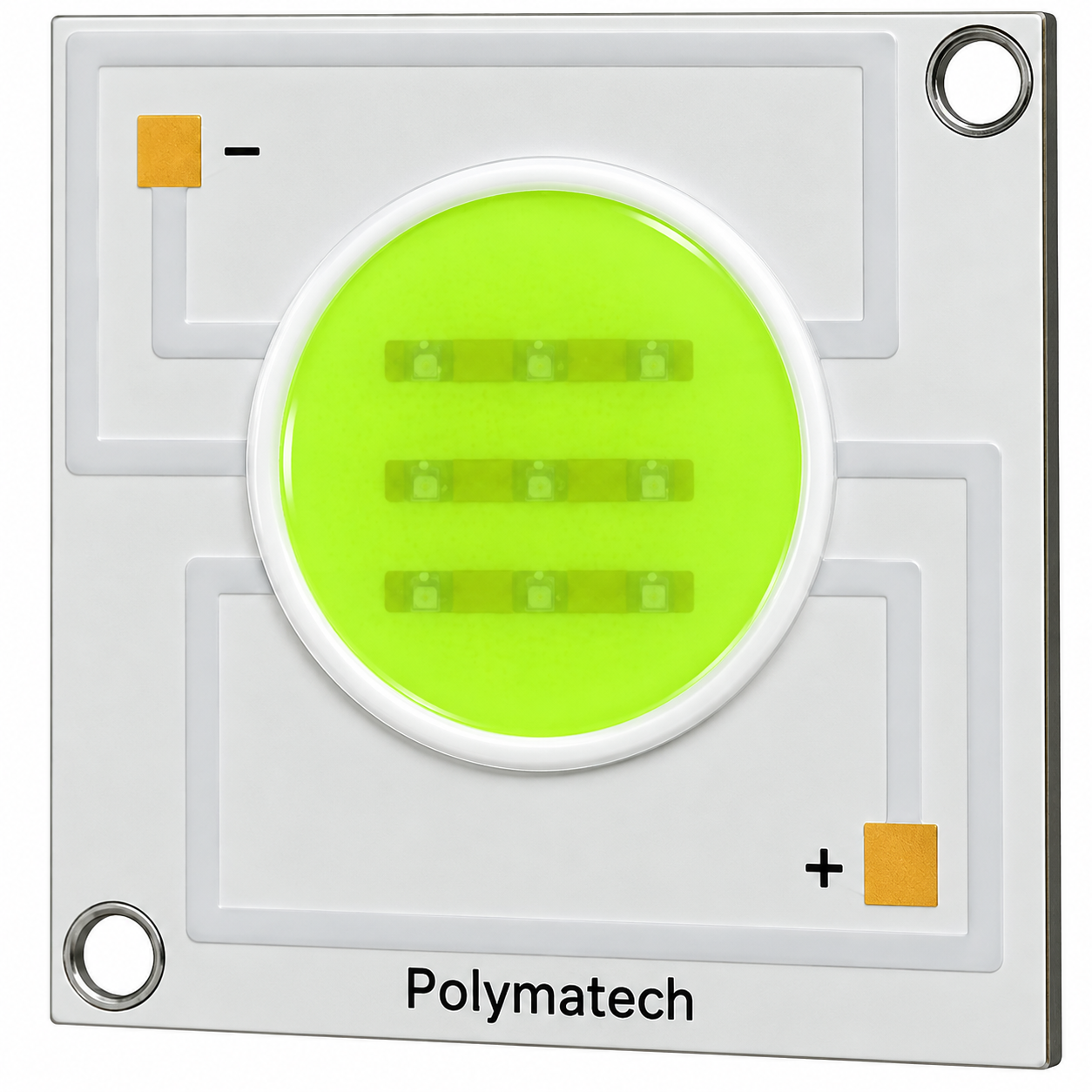 Indicative Polymatech IR + Blue chip-on-board LED