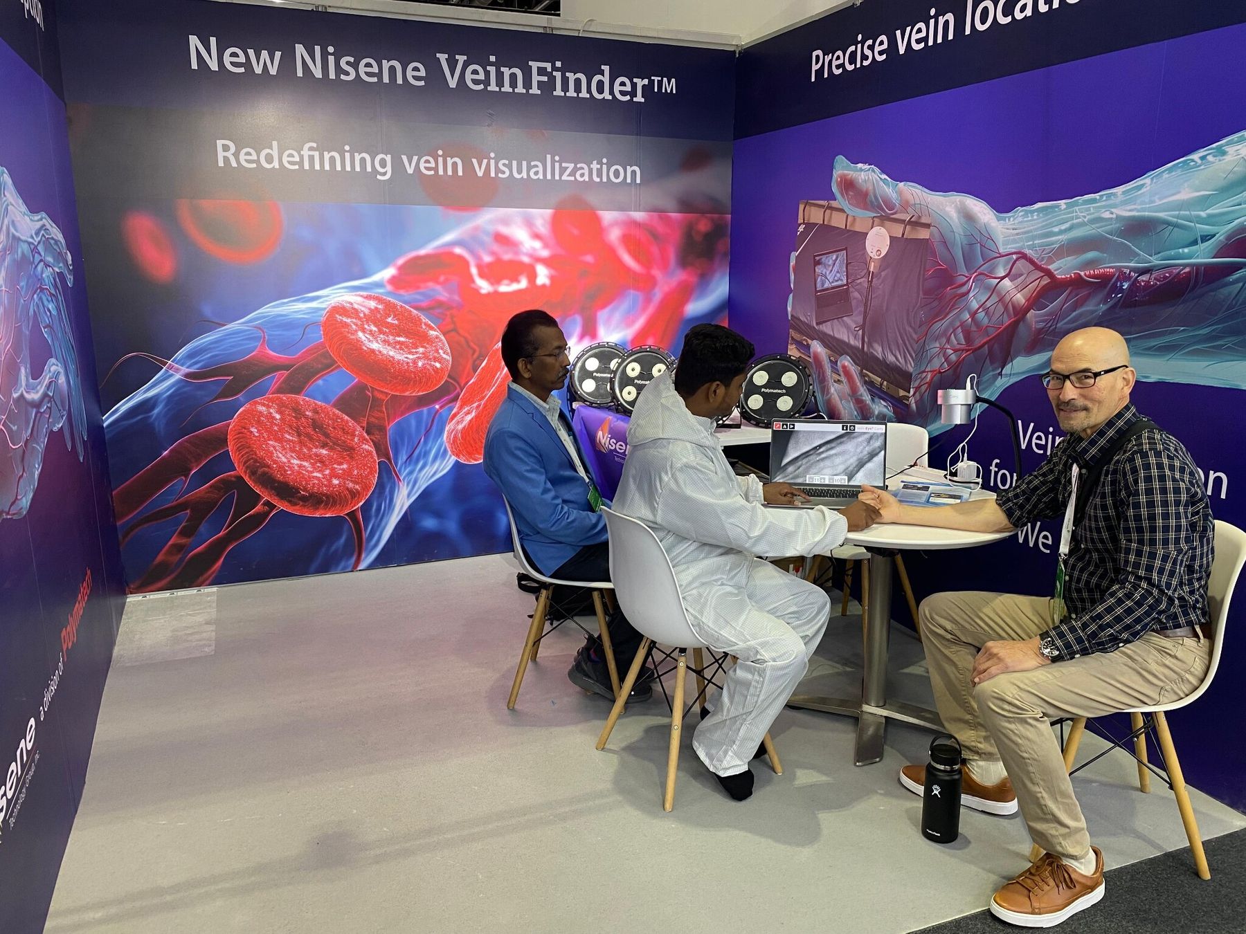 Vein Finder at exhibition