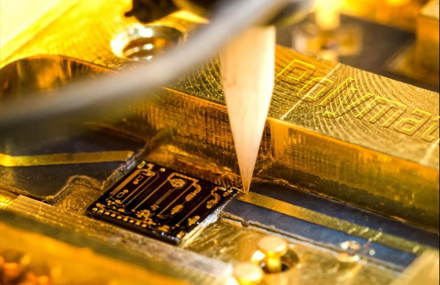 Wire bonding onto a semiconductor die